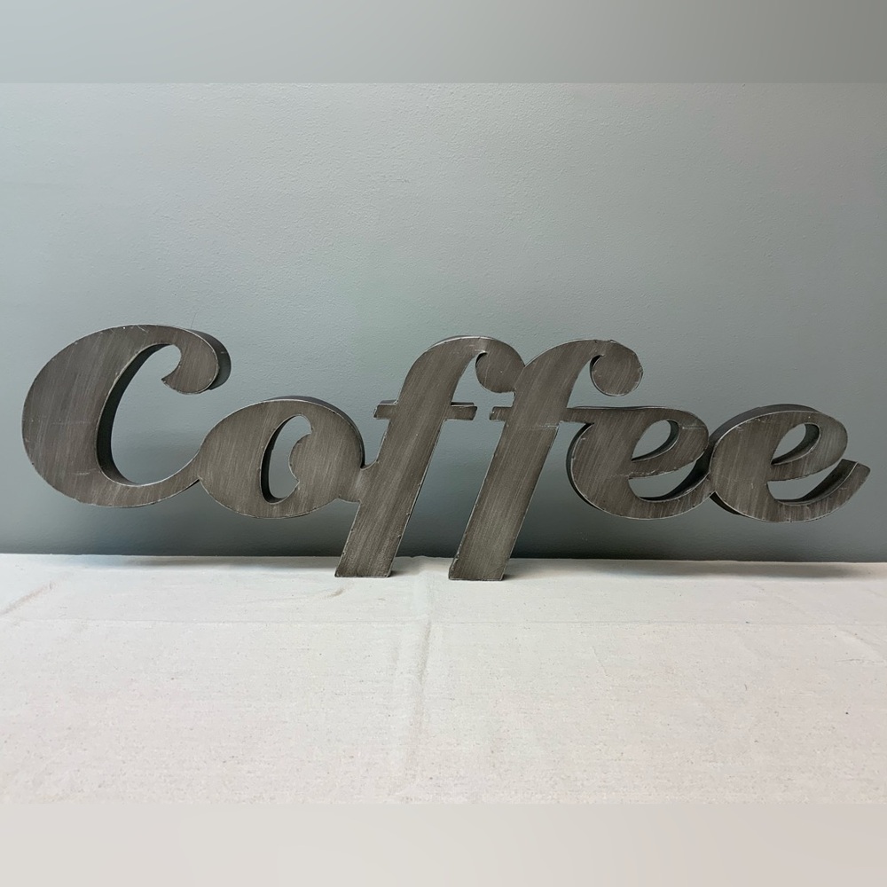 Metal “Coffee” Wall Decor
